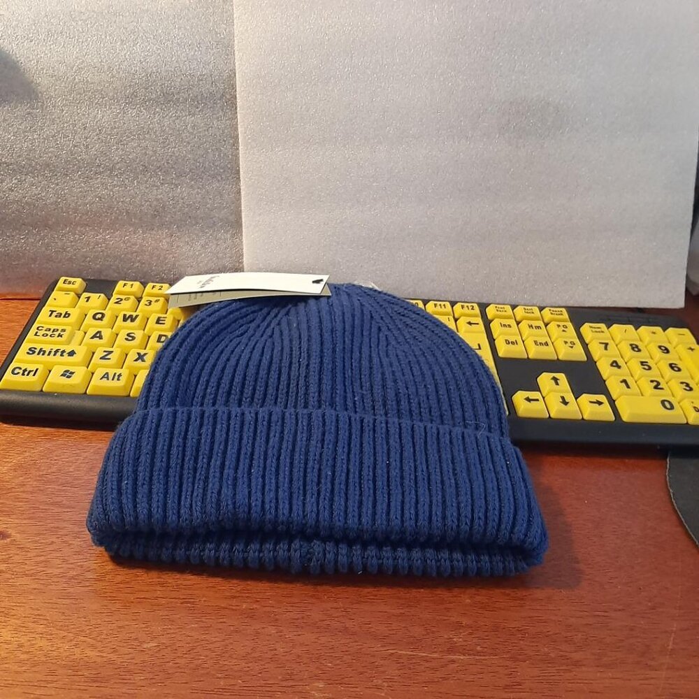2 Goodfellow Beanie Hat Warm Waffle Knit Light Blue